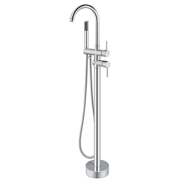 Floor Stand Brass Freestanding Bathtub Faucet