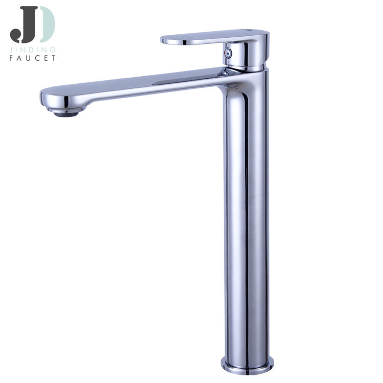 Factory Directly Bathroom Brass Single Handle Single Cold Tall Basin Faucet Tap
