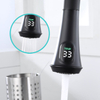 304 Stainless Steel Smart Sensor Black Kitchen Faucet Mixer with Pull Down Sprayer