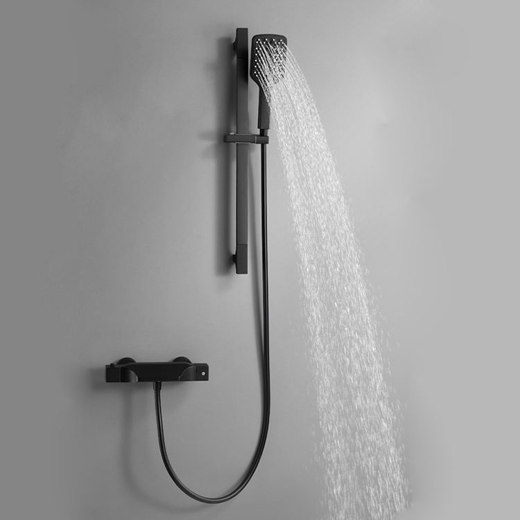 Concealed Handheld Shower Set Wall Mounted Bathtub Faucet for Bathroom