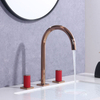 2 Handle Widespread Bathroom Faucets for Sink 3 Holes