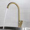 Deck Mounted Stainless Steel Hot and Cold Kitchen Sink Faucet Mixer Tap