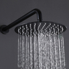 Black Two Function Hot and Cold Bathroom Concealed Rain Shower Mixer Set
