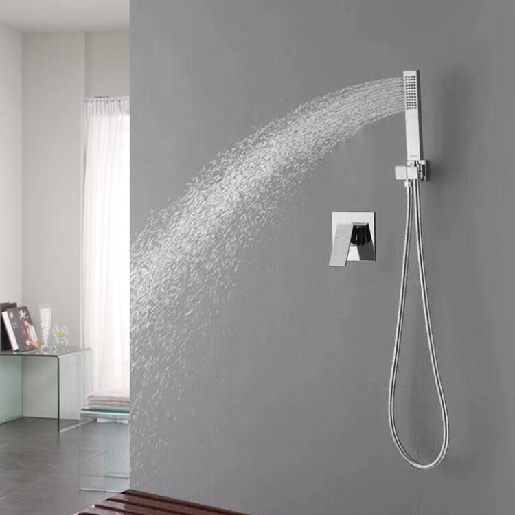 Factory Wholesale Brass Concealed Bathroom Shower Faucet Tap Set