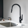 Kaiping Manufacturer Matte Black Kitchen Mixer Tap Faucet Pull Down