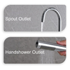 Two Handles Freestanding Tub Filler Floor Mounted Bathtub Faucets