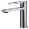 High Quality New Design Hot And Cold Water Tap Brass Black Faucet Bathroom Basin Mixer