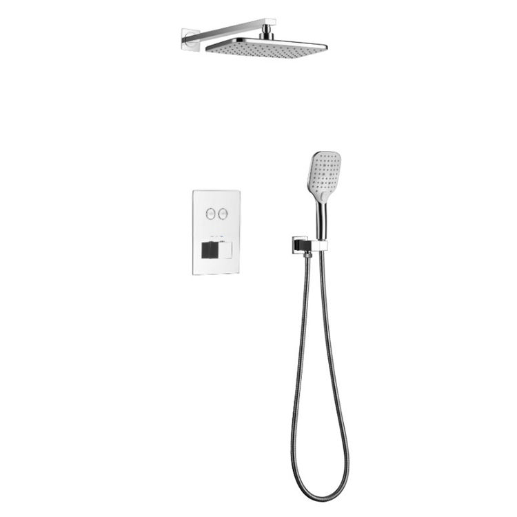 Bathroom Concealed Thermostatic Shower Head System Set