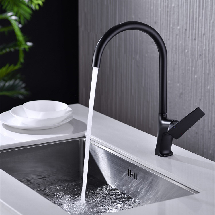 Deck Mounted Single Handle Kitchen Sink Faucets