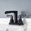 2 Handle Waterfall 4 inch Centerset Bathroom Lavatory Faucet