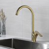 Deck Mounted Stainless Steel Hot and Cold Kitchen Sink Faucet Mixer Tap