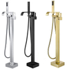 Custom Brass Bathroom Flooring Freestanding Bathtub Shower Faucet