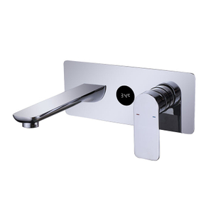 Digital Display Wall Mounted Concealed Bathroom Basin Sink Faucet
