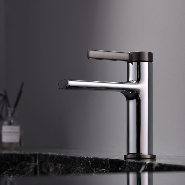 Single Hole Brass Wash Basin Mixer Taps Faucets for Bathroom