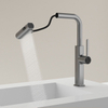 New Design Brass Single Hole Pull Out Waterfall Kitchen Sink Tap Faucet with 3 Function Sprayer