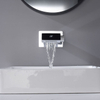Brass Concealed Bathroom Sink Faucet Water Tap Digital Basin Faucets with Temperature