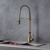 spring kitchen faucet brass kitchen faucet pull out kitchen tap gold chrome black high quality
