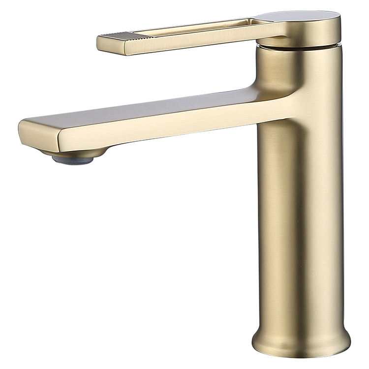 High Quality New Design Hot And Cold Water Tap Brass Black Faucet Bathroom Basin Mixer