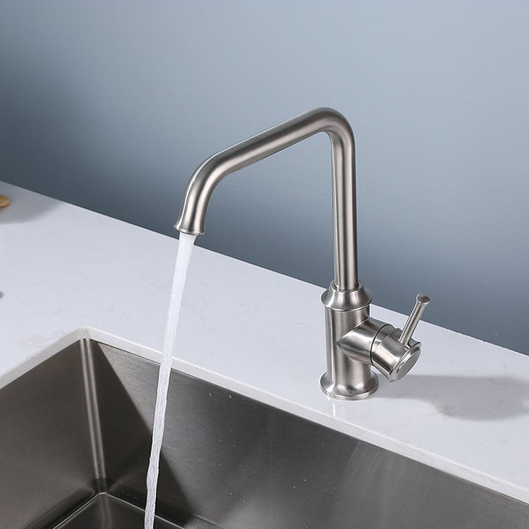 Kitchen Faucet Mixer 304 Stainless Steel Kitchen Hot and Cold Water Tap