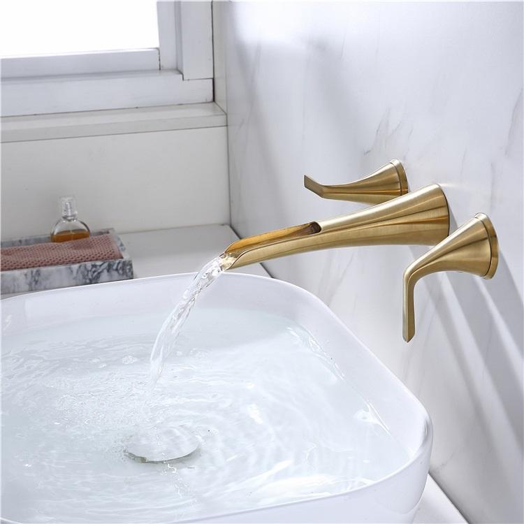 3 Hole Concealed Bathroom Basin Faucet Mixer