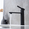 Deck Mounted Single Handle Bathroom Wash Basin Mixer Faucet Black