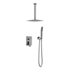 Chrome Two Function Thermostatic Bathroom Hidden Shower System Set