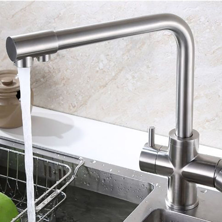 Stainless Steel Kitchen Mixer Faucet Water Filter