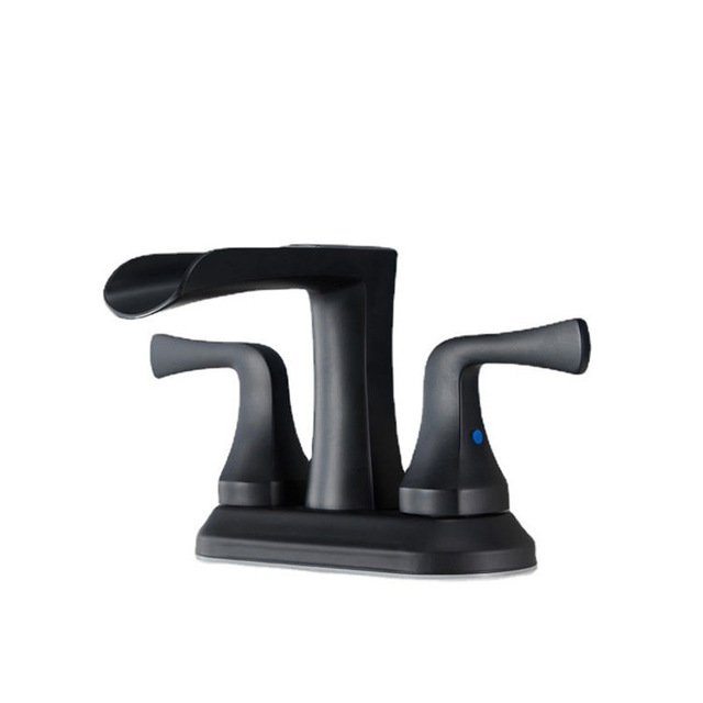 2 Handle Waterfall 4 inch Centerset Bathroom Lavatory Faucet
