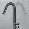 Black Brass Freestanding Bathtub Faucet Mixer