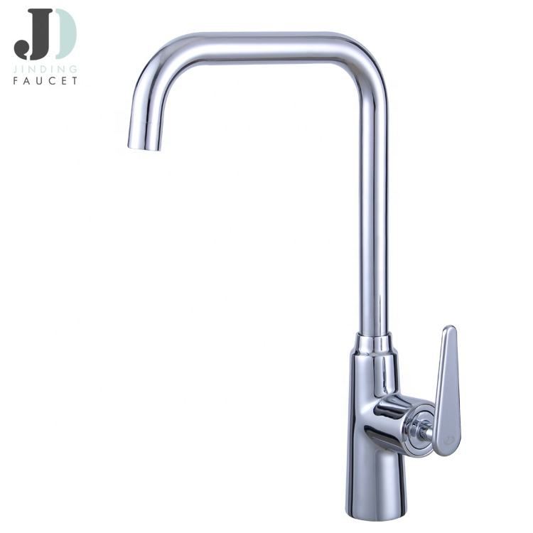 JINDING Manufacturer Single Hole Single Lever Hot Cold Water Kitchen Sink Faucet Mixer