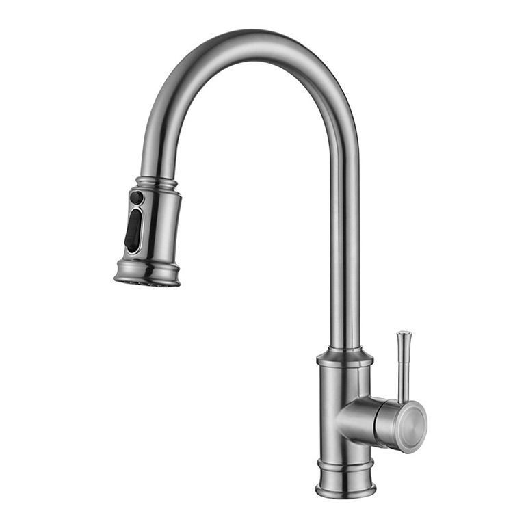 kitchen faucets with pull down sprayer stainless steel kitchen tap water mixer faucet