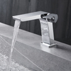 Deck Mounted Single Hole Hot and Cold Piano Brass Basin Mixer Faucet for Bathroom