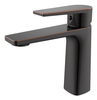 Oil Rubbed Bronze ORB Deck Mounted Bathroom Taps Basin Faucet Mixer
