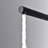 In-wall Mounted Concealed Hot Cold Water Black Brass Bath Shower Faucet Set