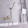 China factory bathroom shower set system bathtub shower faucet set brass tap faucets