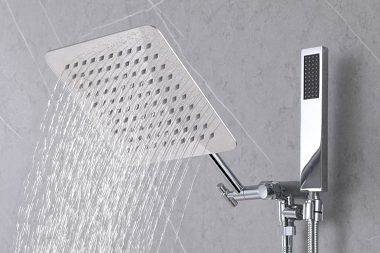 Modern Hot and Cod Water Wall Mounted Concealed Hidden Shower Faucet System Set Bathroom