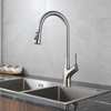 Deck Mounted Single Lever Kitchen Sink Mixer Faucet Pull Down