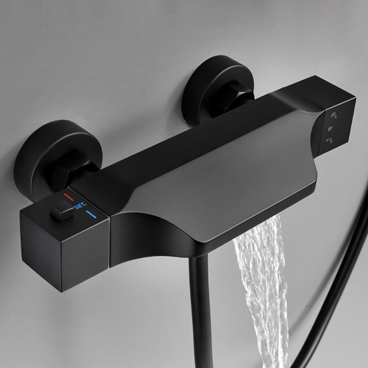 Concealed Handheld Shower Set Wall Mounted Bathtub Faucet for Bathroom