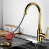 Deck Mounted Brass Pull Down Pull Out Kitchen Sink Faucets Mixer Tap ORB