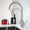 Three functions two taps 3-way faucet kitchen sink mixer tap pure water RO kitchen faucet