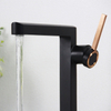 Manufacturer Black Deck Mounted Single Hole One Handle Bathroom Vessel Sink Faucet