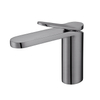 Deck Mounted Single Handle Brass Chrome Sliver Bathroom Basin Faucet Mixer Tap