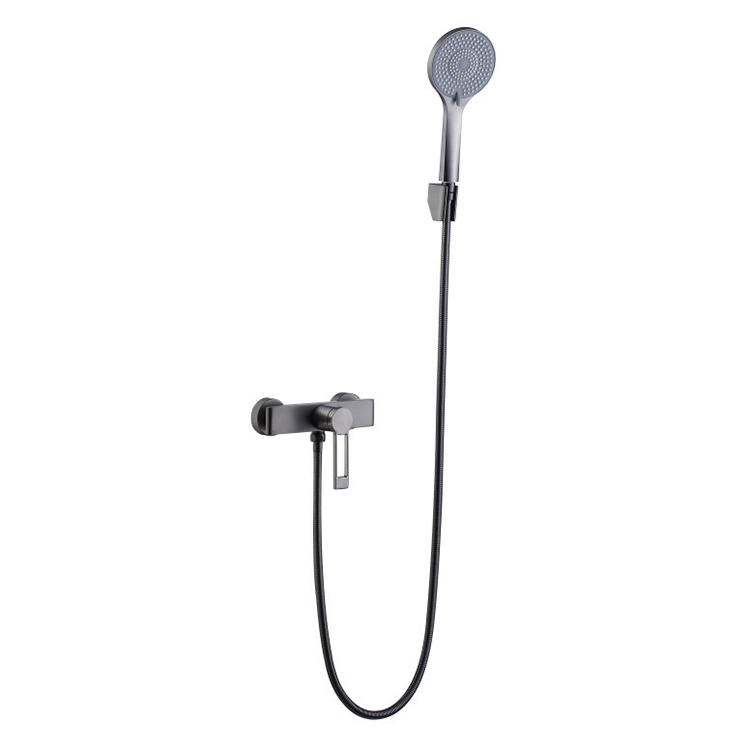 Wall Mounted Tub Filler Faucet with Built-in Diverter and Handshower