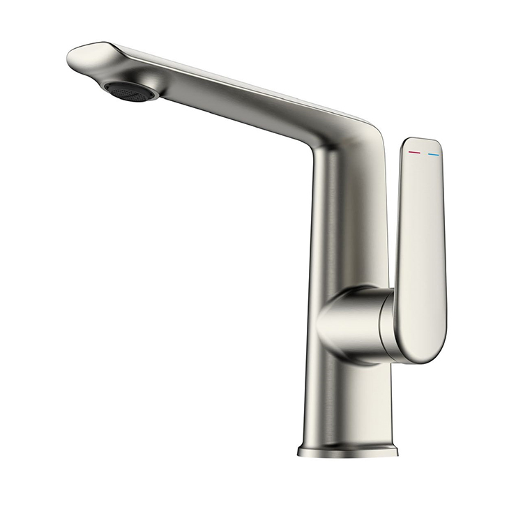 Brass Deck Mounted One Hole Single Lever Bathroom Hot and Cold Water Faucet Tap