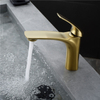 Deck Mounted Single Hole Bathroom Hand Wash Basin Mixer Faucets