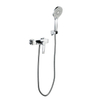 Wall Mounted Tub Filler Faucet with Built-in Diverter and Handshower
