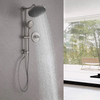 New Built in Wall Mounted Hot and Cold Bathroom Rain Shower System Set