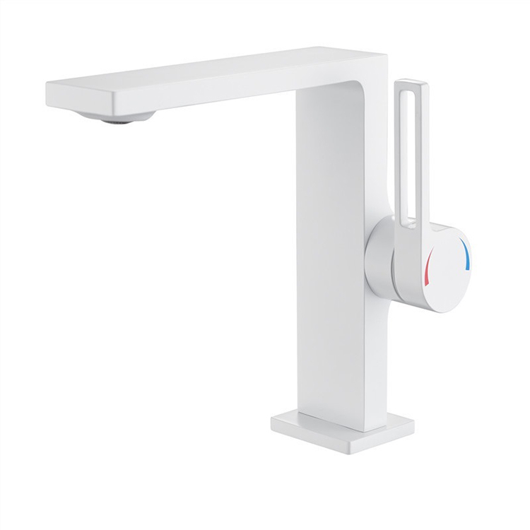 Brass Bathroom Vanity Sink Faucet with Side Handle