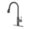 Deck Mounted One Hole Single Lever Touch Sensor Kitchen SInk Faucet with Pull Down Sprayer