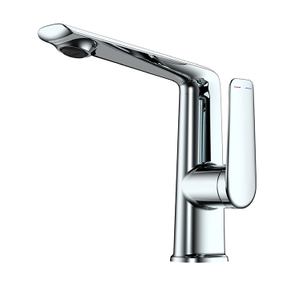 Brass Deck Mounted One Hole Single Lever Bathroom Hot and Cold Water Faucet Tap